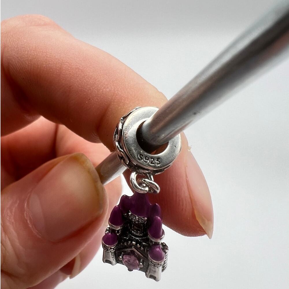NEW Castle Dangle Charm for European Bracelet - Picture 3 of 4